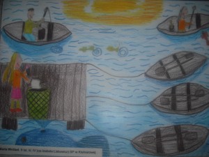 Marysia Wróbel, kl. IV, praca wyróżniona w konkursie ogólnopolskim