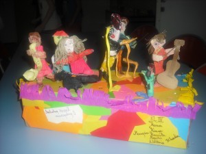 Praca przestrzenna - Szkolny zespół muzyczny 