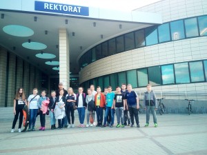 część naszej grupy - pierwsza z lewej autorka relacji